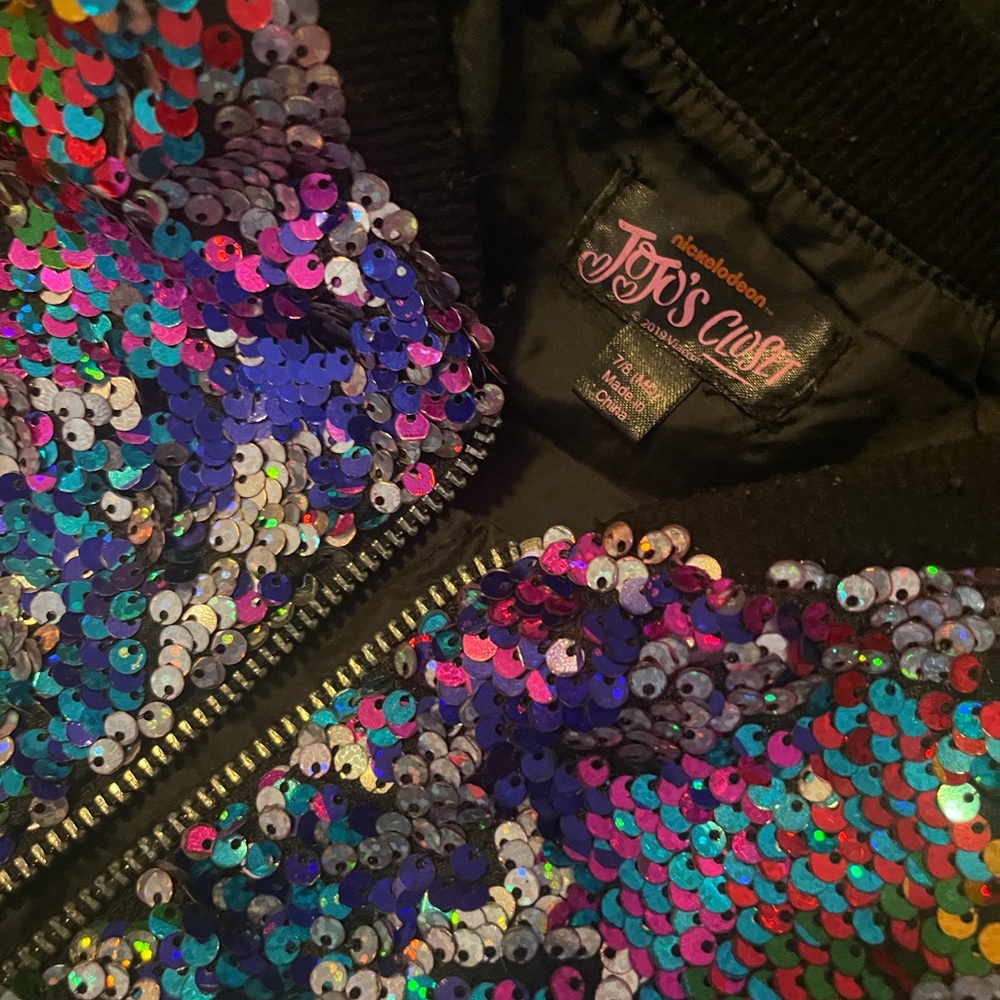JoJo Siwa bomber jacket with matching purse